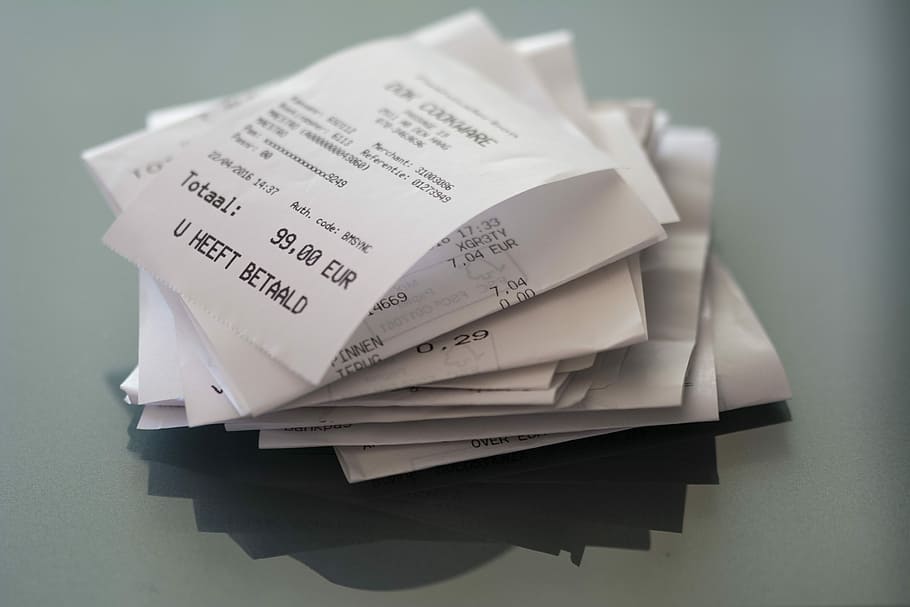 receipt lot, Shopping, Wealth, receipts, pay, supermarket, currency HD wallpaper