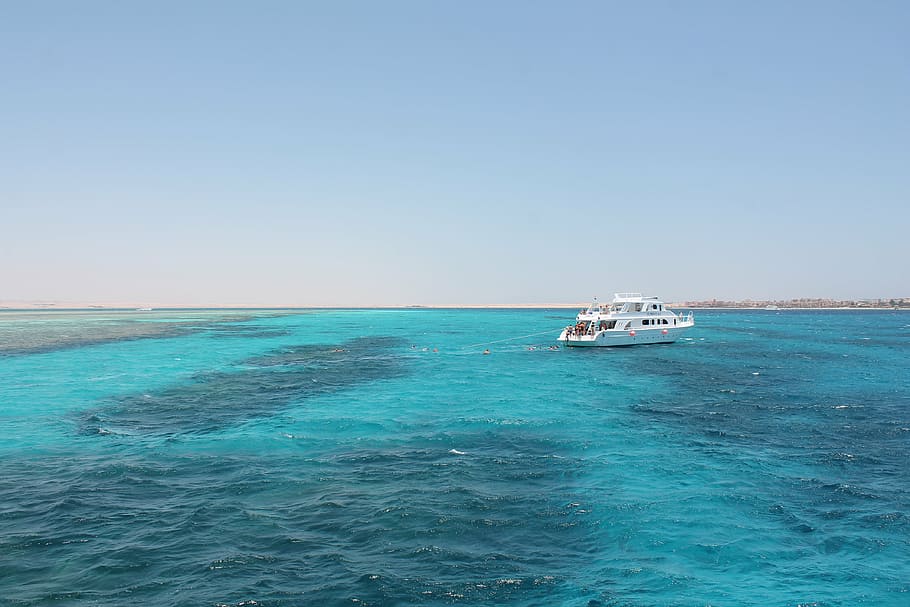 boat, sea, egypt, vacation, journey, summer, nautical vessel HD wallpaper
