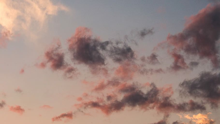 photo of clouds during golden hour, cloudy sky during daytime HD wallpaper