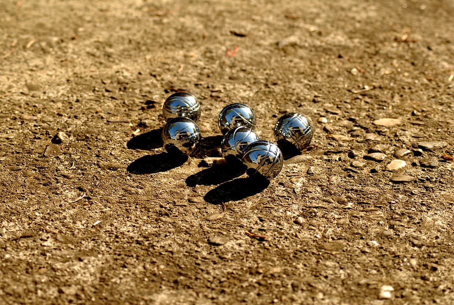 Fun, Sphere, Shadow, Reflection, six, no people, sand, day HD wallpaper