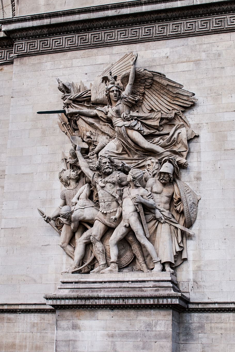 arch of triumph, paris, france, statue, architecture, art and craft, HD wallpaper