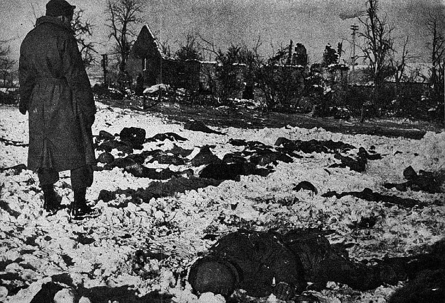 Malmedy massacre during the Battle of the Bulge, World War II, HD wallpaper