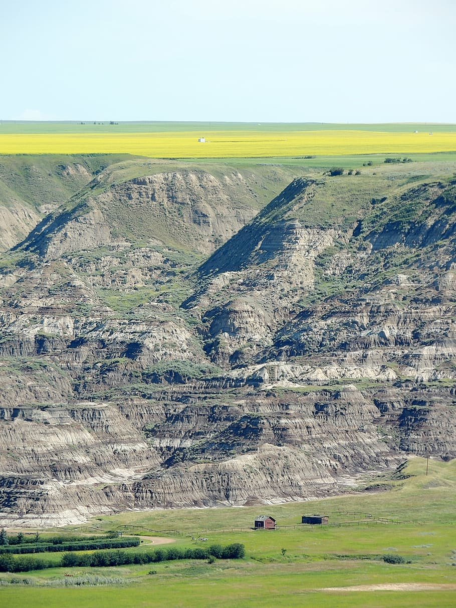 drumheller, canyon, valley, nature, alberta, canada, landscape HD wallpaper
