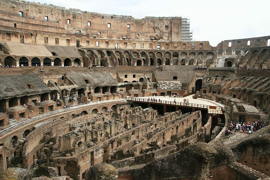 Rome, Colosseum, Views, travel destinations, history, architecture HD wallpaper