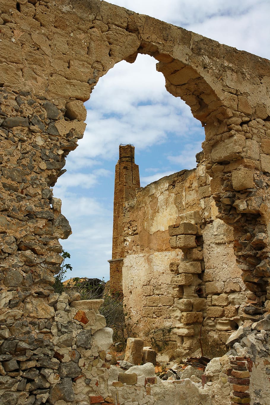 Sicily, Tuna, Landscape, old ruin, architecture, stone material HD wallpaper