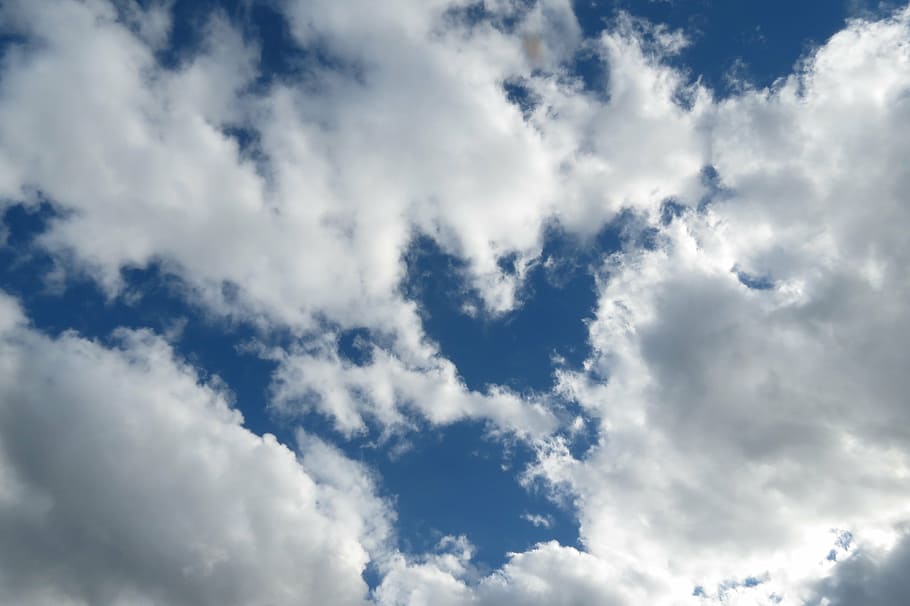 sky, clouds, day, cloud - sky, cloudscape, overcast, blue, beauty in nature HD wallpaper