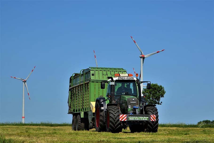 fendt, fokke meyer, tractor, agriculture, tractors, silo, commercial vehicle, HD wallpaper