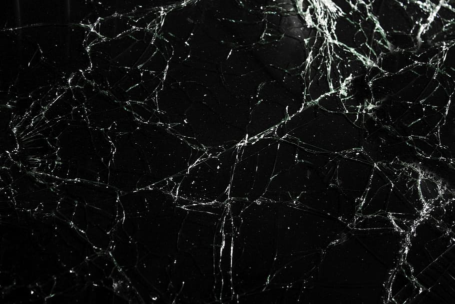 HD wallpaper: cracked glass surface, black, broken, textured, pattern,  backgrounds | Wallpaper Flare
