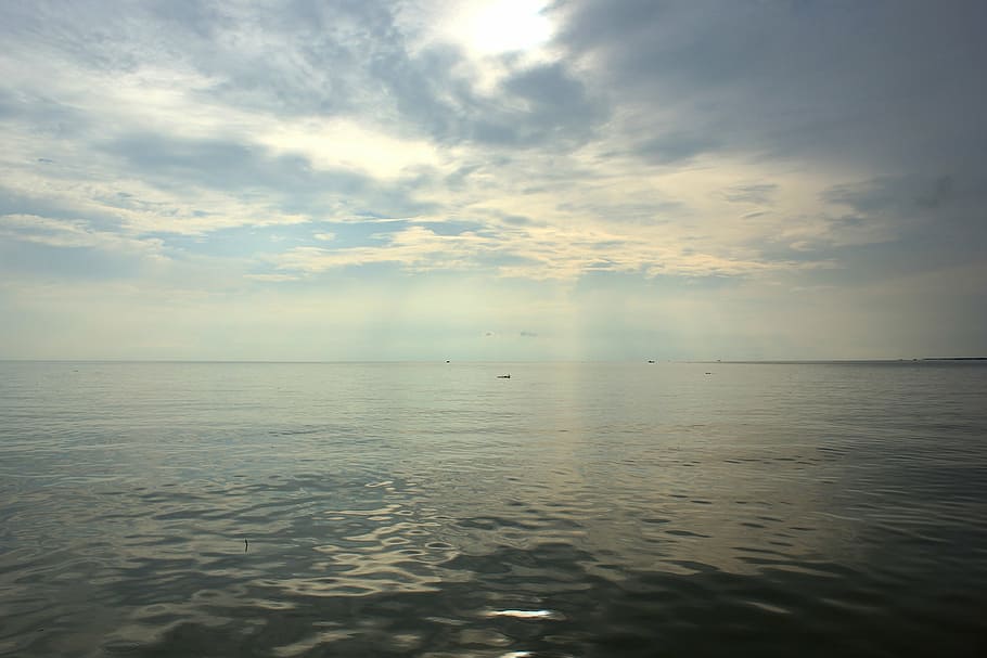 cambodia, tonle sap lake, asia, south east, sky, sunshine, water, HD wallpaper