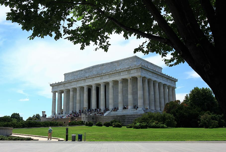 Usa, Washington, Monument, abraham lincoln, washington DC, architecture, HD wallpaper