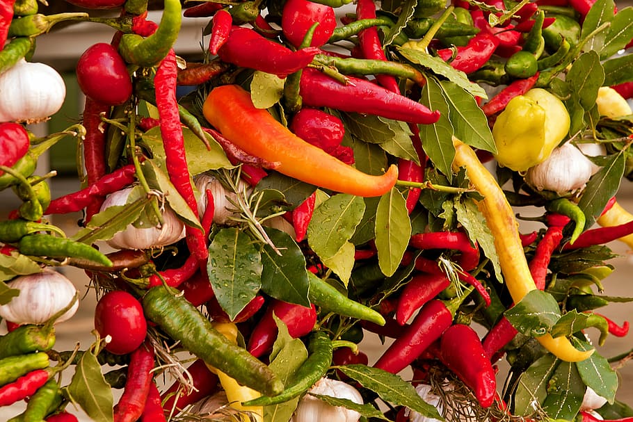 vegetables, bazaar, paprika, food and drink, chili pepper, freshness HD wallpaper
