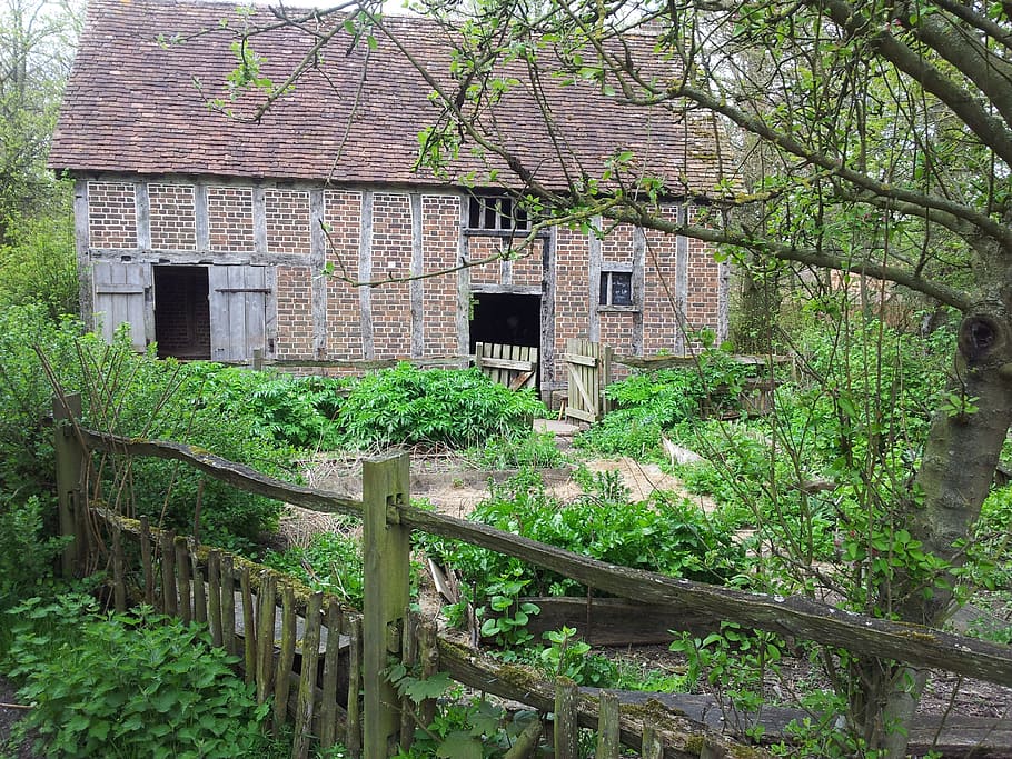 cottage, house, architecture, hut, building, rural, fairytale HD wallpaper