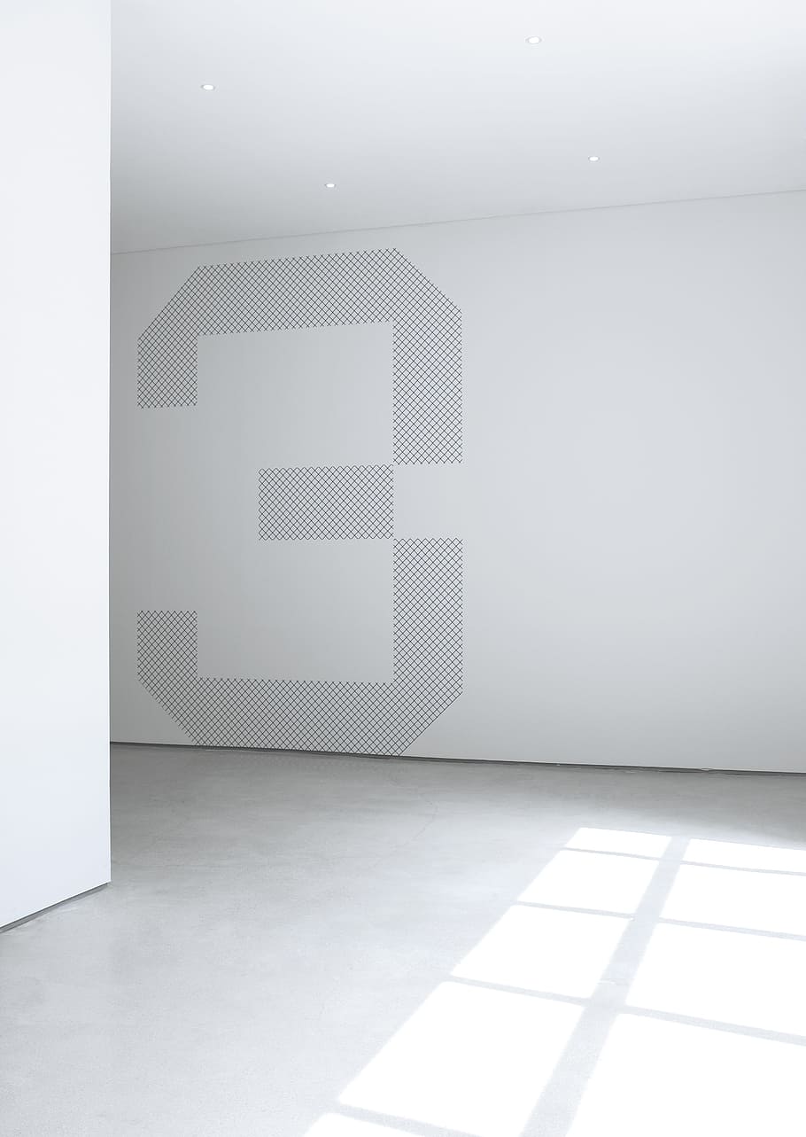 architecture, white, building, indoors, empty, flooring, modern HD wallpaper