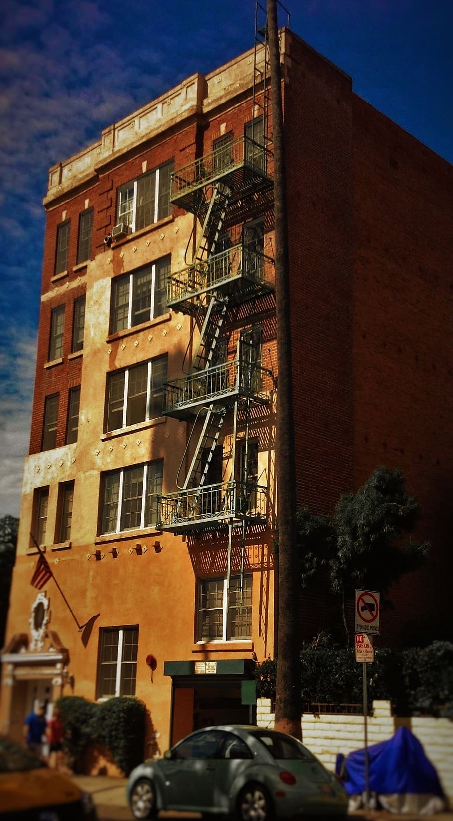 america, building, fire ladder, building exterior, mode of transportation HD wallpaper
