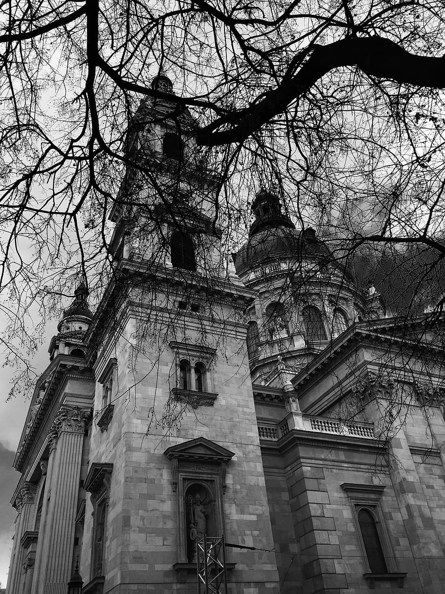 budapest, winter, december, low angle view, architecture, built structure HD wallpaper