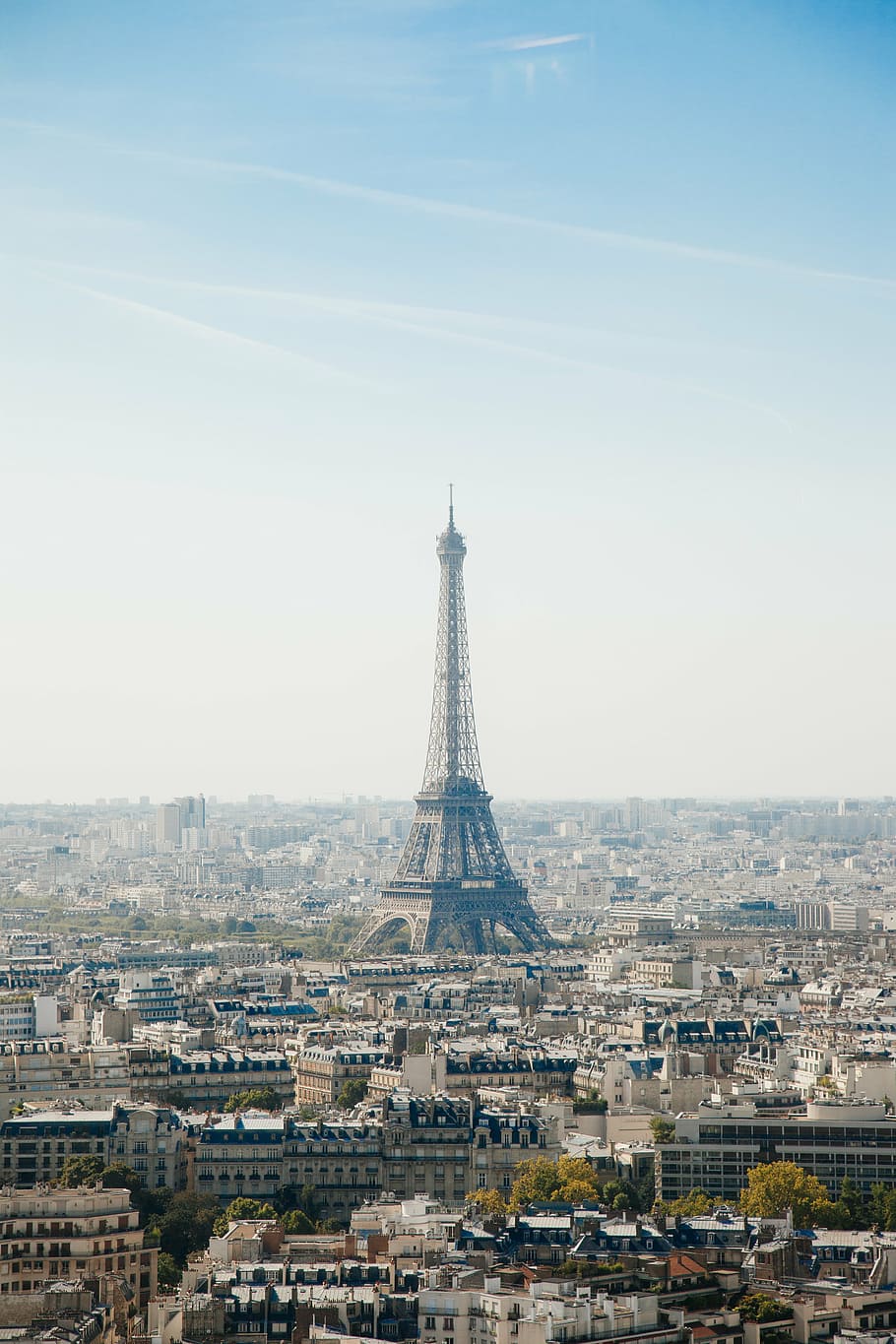 Eiffel Tower surrounding buildings, urban, city, architecture HD wallpaper