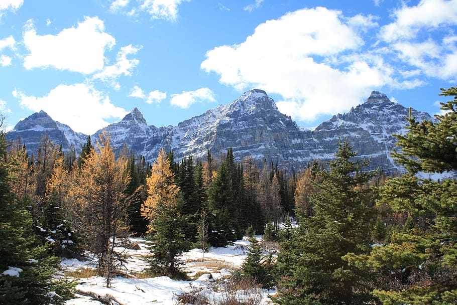 mountain, nature, scenic, sky, beauty in nature, cloud - sky HD wallpaper