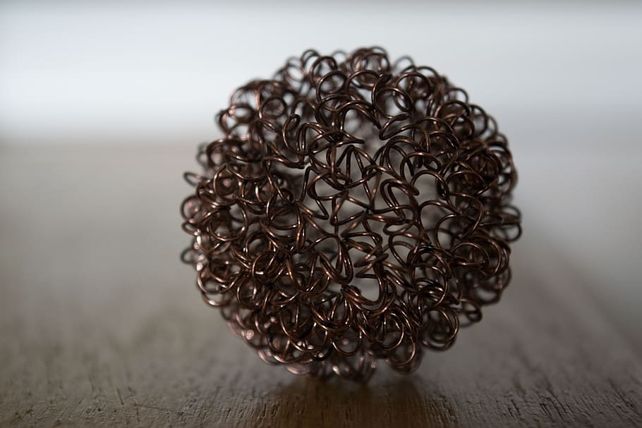 ball, wire, melimelo, image, picture, table, indoors, food and drink HD wallpaper