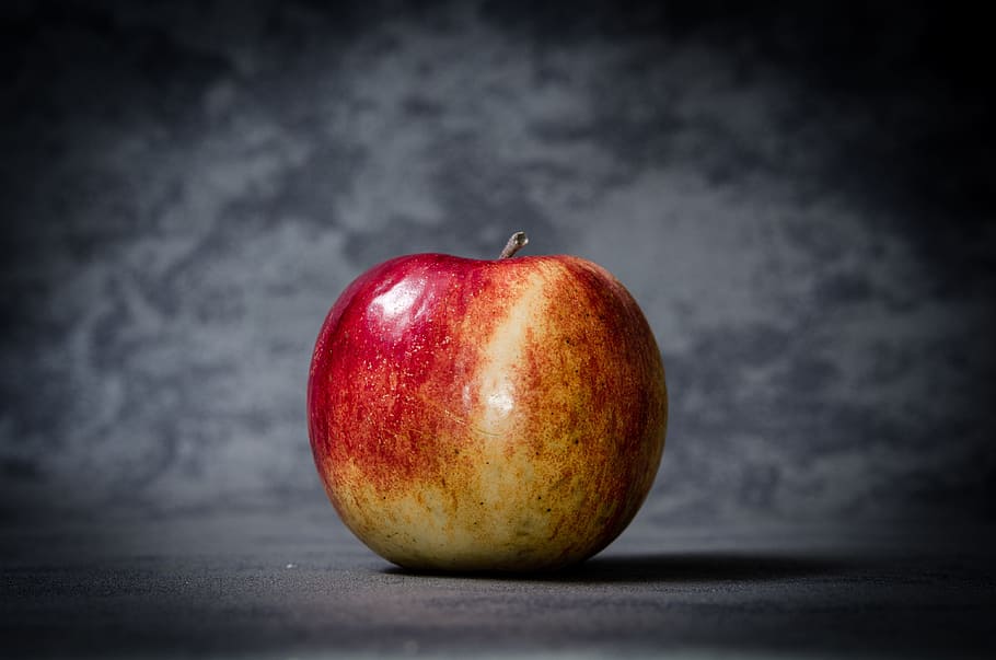 red and brown apple fruit, education, school, knowledge, apples HD wallpaper