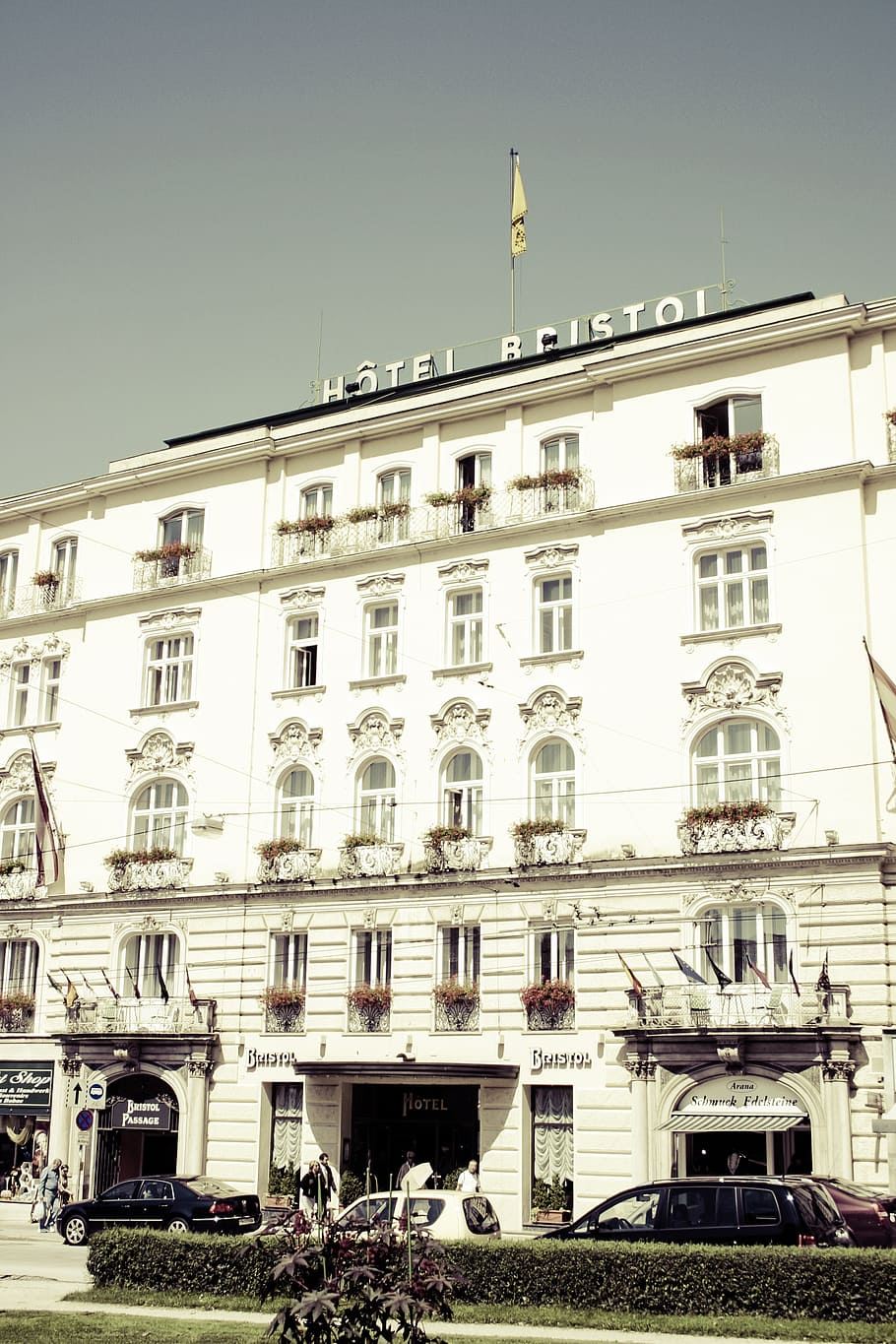 hotel, bristol, old, architecture, building, art nouveau, facade HD wallpaper