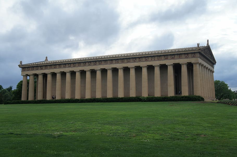 parthenon, park, architecture, centennial park, nashville, tourism HD wallpaper