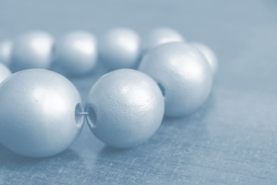 Pearl, Beads, Background, Necklace, beadwork, beading, hobby HD wallpaper