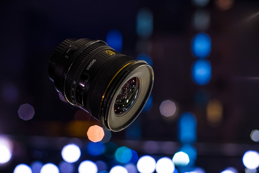 selective focus photography of camera lens, shallow focus photography of black DSLR lens HD wallpaper