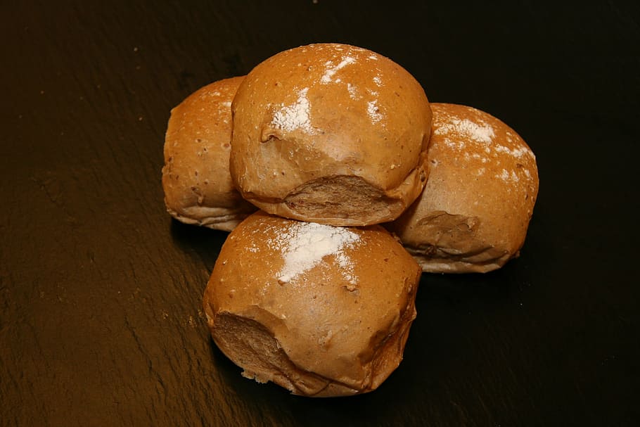 breakfast bread, buns, baked, bakes bread, freshly baked, speciality HD wallpaper