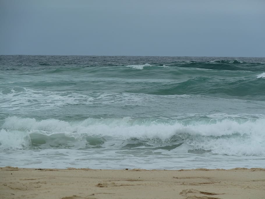 ocean, sea, water, nature, beach, wave, coast, outdoor, marine HD wallpaper