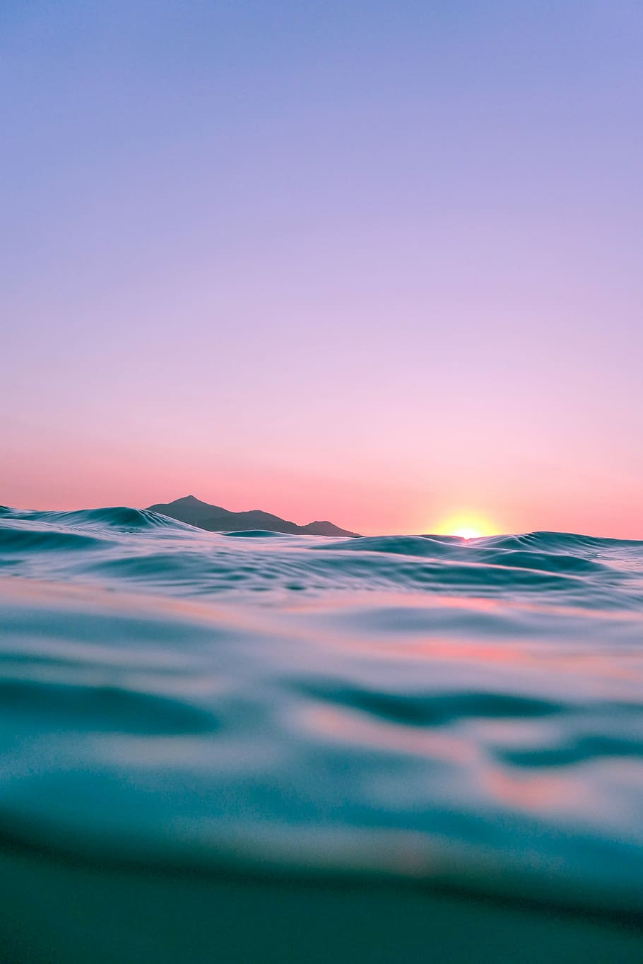 calm body of water during golden hour, body of water during dawn HD wallpaper