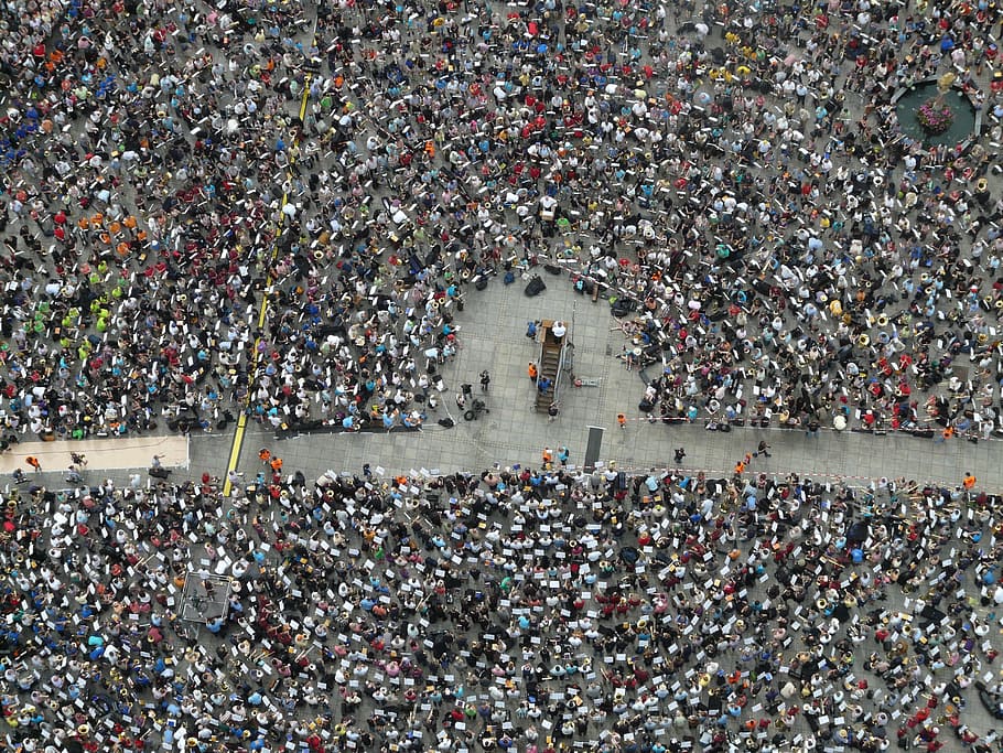 Quantitative, Mass, Human, People, meeting, land trombone day HD wallpaper