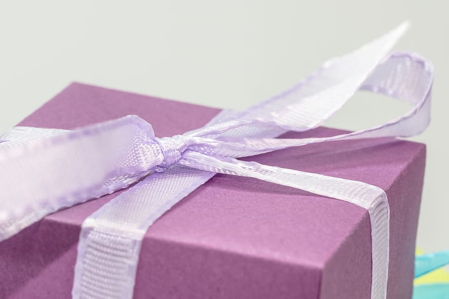 purple box, Package, Loop, Packet, gift, made, packet loop HD wallpaper