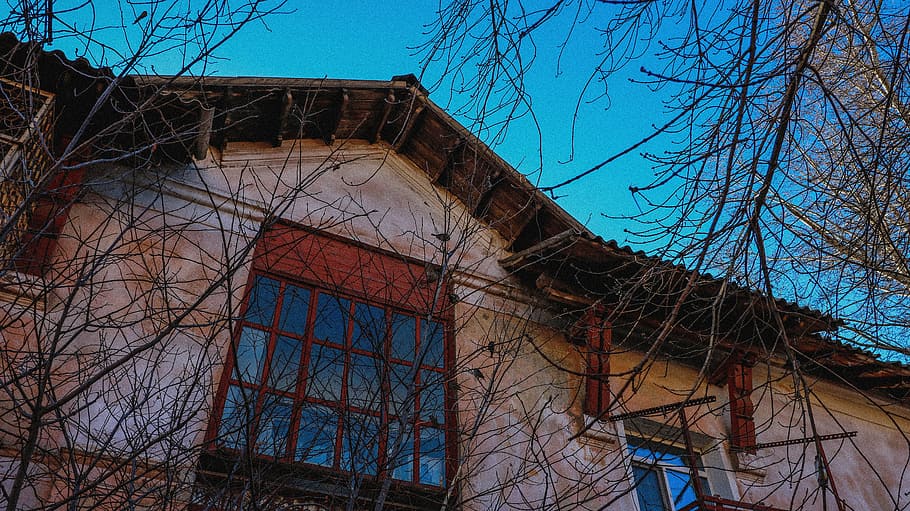 yard, house, window, summer, old town, tourism, russia, architecture HD wallpaper