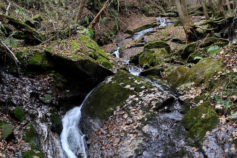 teigitsch, bach, nature, styria, creek, waterfall, stream, river HD wallpaper