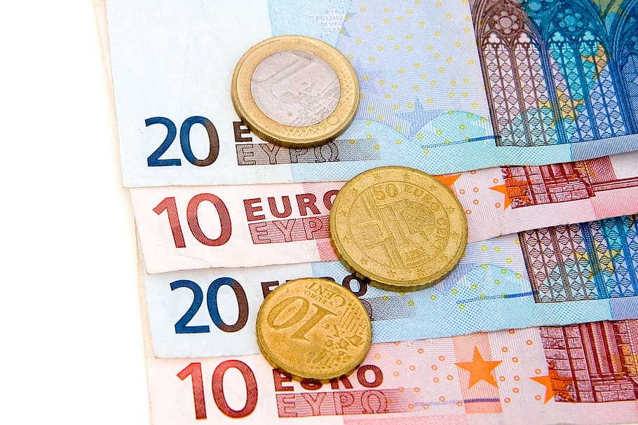 Money, Bank, Notes, Bills, Coin, coins, european, union, currency HD wallpaper