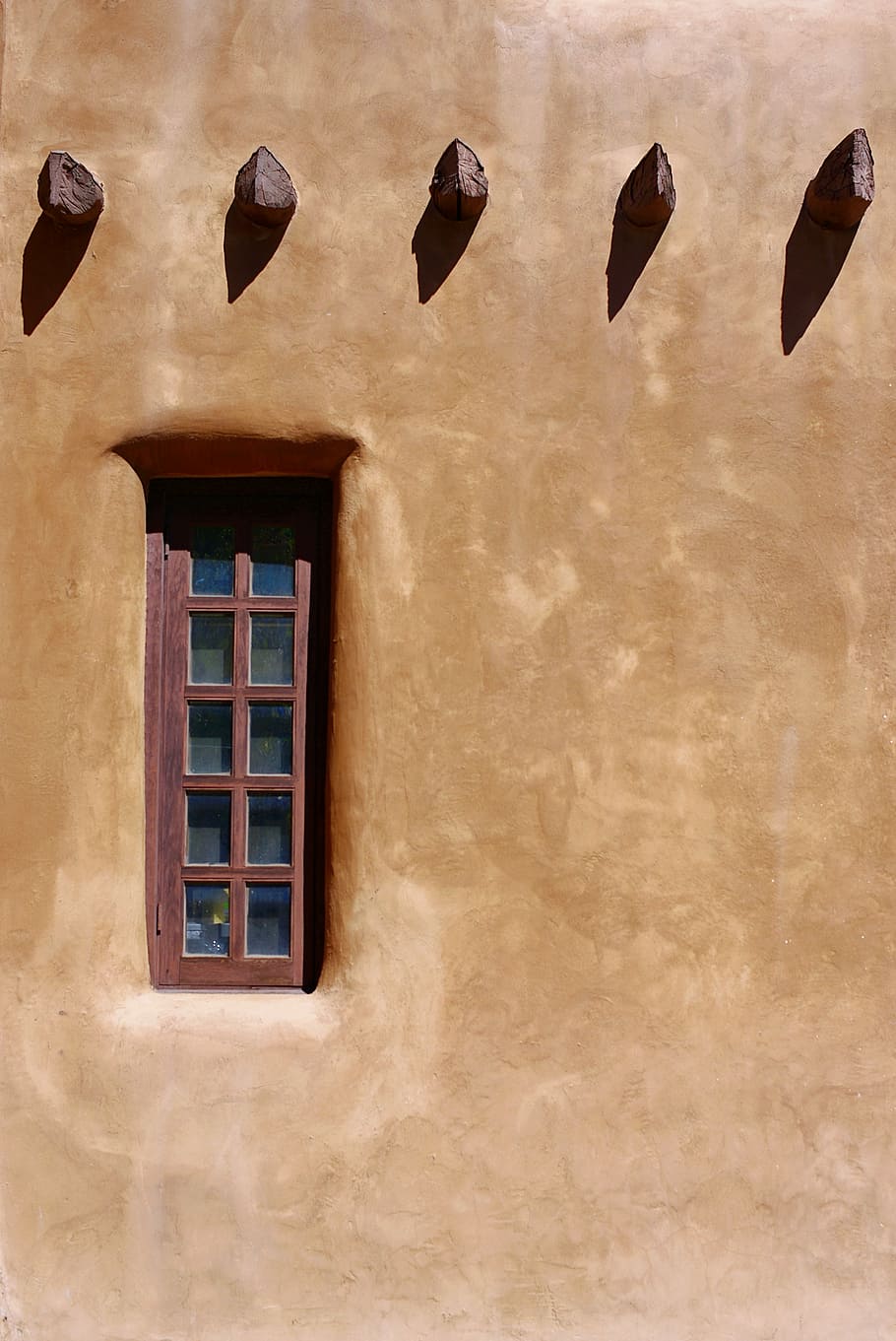 closed window with brown wall paint, clear glass window with brown wooden frame photography HD wallpaper