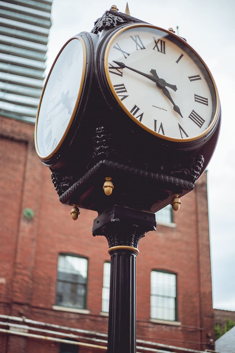 time, old, nostalgic, clock, architecture, focus on foreground HD wallpaper