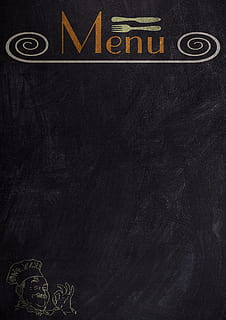 HD wallpaper: black Menu board, blackboard, chalk, label, text space,  restaurant | Wallpaper Flare