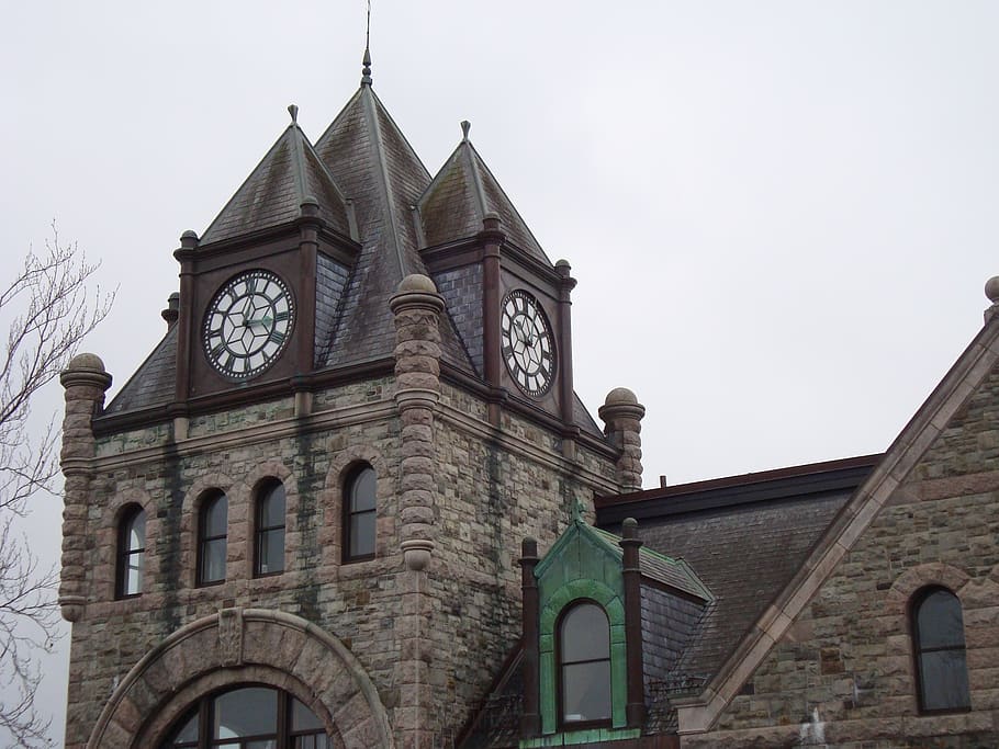 architecture, old, tower, building, clock, built structure HD wallpaper