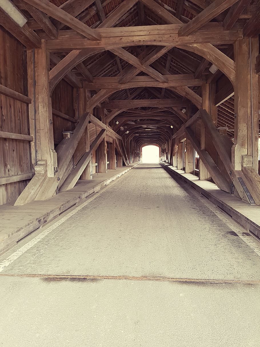 bridge, away, road, passage, places of interest, switzerland HD wallpaper