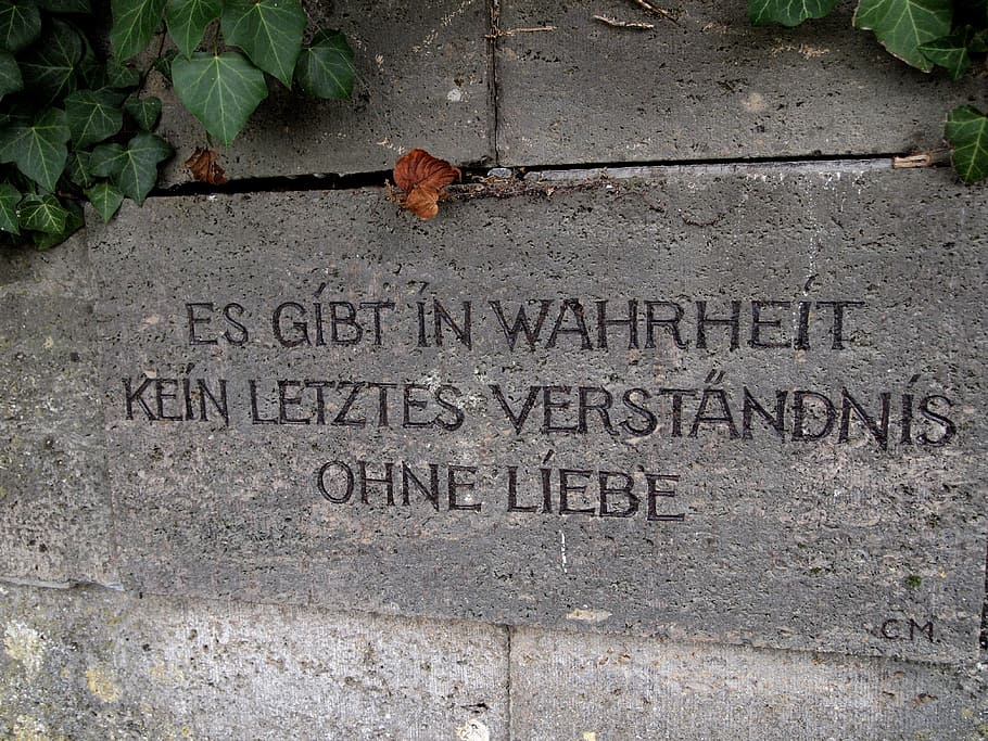 truth, love, understanding, stone, wall, text, communication HD wallpaper