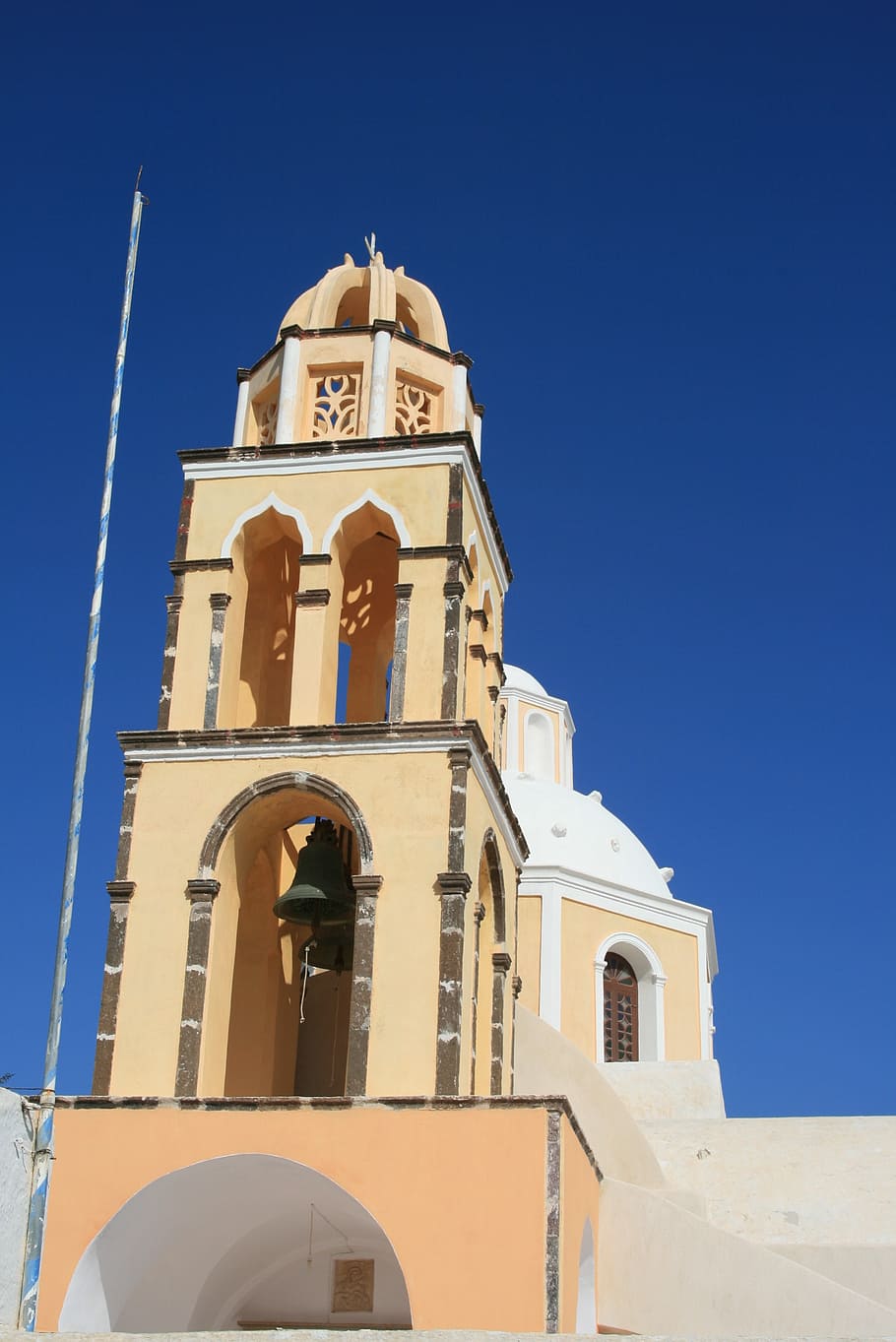 cyclades, greece, santorini, built structure, architecture HD wallpaper