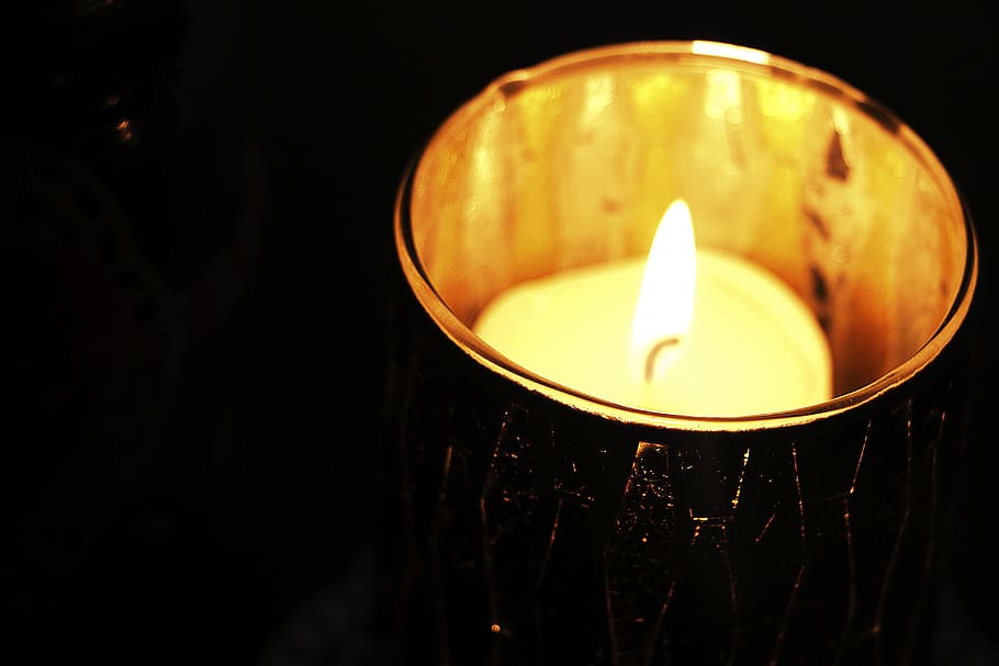 light, night, dark, blur, bright, burn, burnt, candle, candlelight HD wallpaper