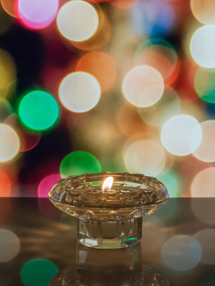 Light, Candle, Spa, Flame, Decoration, fire, christmas, holiday HD wallpaper