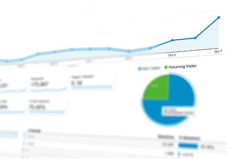Blue and Green Pie Chart, analytics, data, graph, marketing, presentation HD wallpaper