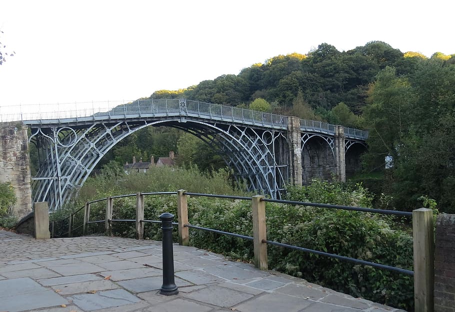 ironbridge, shropshire, england, river, uk, landmark, severn