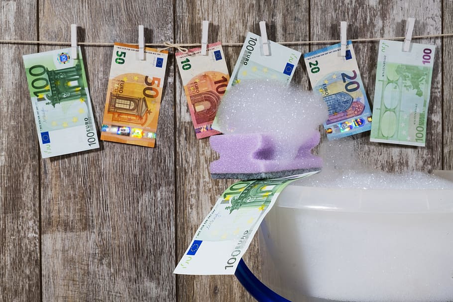 money, bank note, banknote, euro, laundry, wash, money laundering