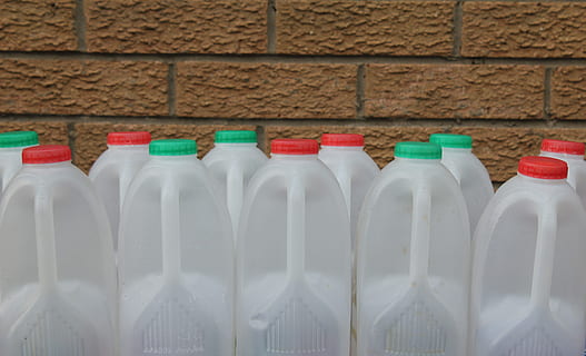 plastic, container, bottle, milk, liquid, background, header HD wallpaper