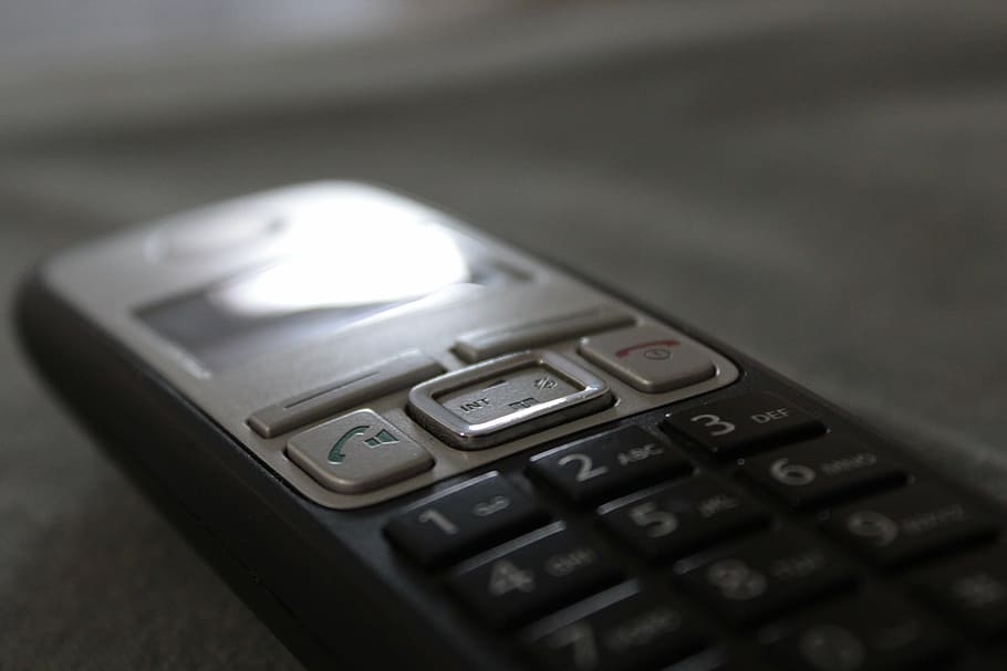 phone, call, communications, fixed line, reciver, mobile, technology HD wallpaper