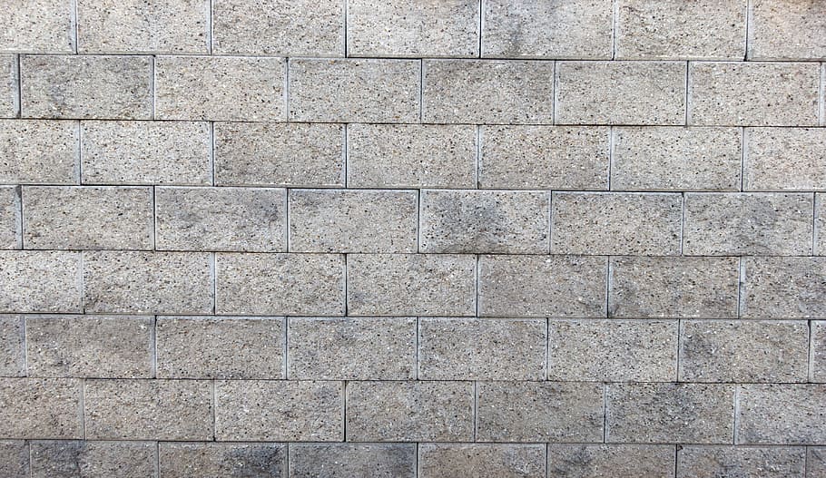 brick, wall, grey, pattern, texture, backgrounds, full frame HD wallpaper
